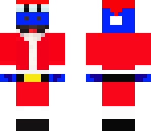 blue santa yoshi