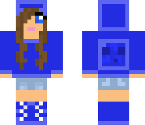 updated blue slime girl