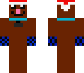 christmas dog with gloves