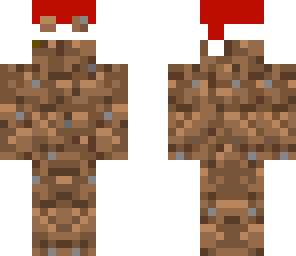 dirt with santa hat