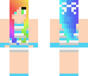 blue striped lolli girl