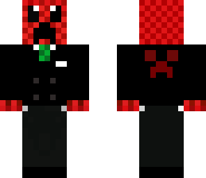creeper in a tuxedo