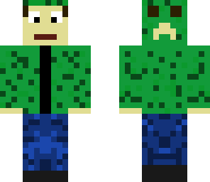 man in creeper hoodie