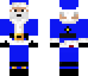 blue santa