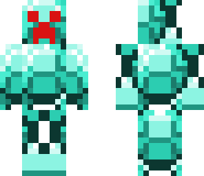creeper made of diamonds