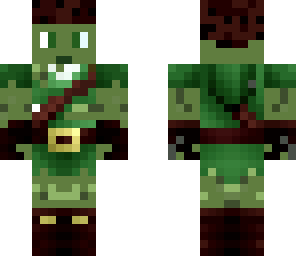 goblin with realistic leather cap