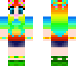 rainbow girl