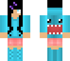 blue domo girl