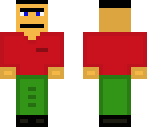 pixelated caveman