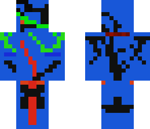 p blue man v