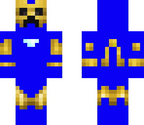 blue iron man