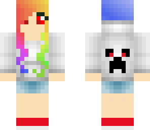 vampire rainbow dj girl