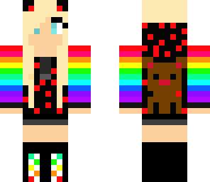rainbow bear girl