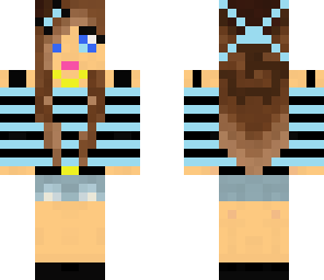 blue headset girl