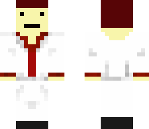 white suit