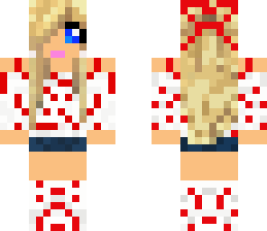 red pokadot girl