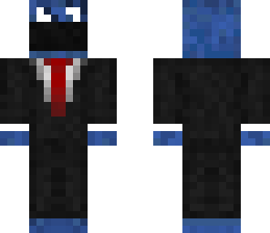 cookie monster in suit