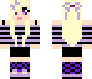 purple gamer girl