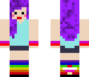 purple girl