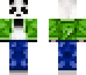 panda in a hoodie