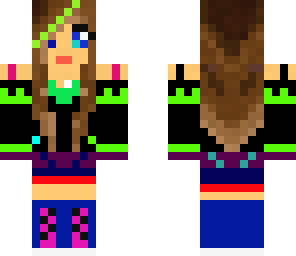 cut minecraft girl