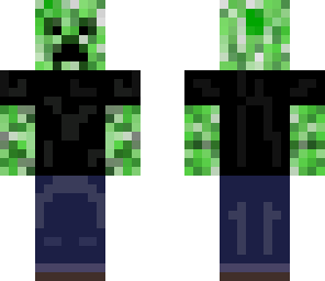 creeper in casual clothes