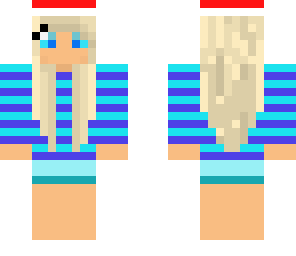 girl with christmas hat