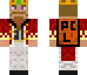 king with cape