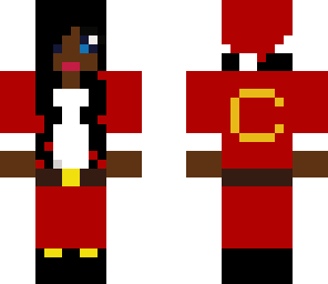 santa dark skinned girl