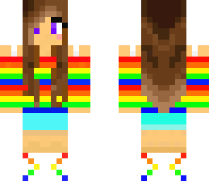 rainbow girl