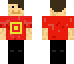 godo with red sweet shirt