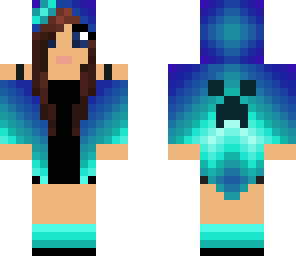 blue creeper girl