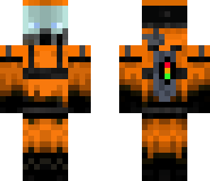 orange toxic suit