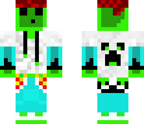 cool slime with christmas hat