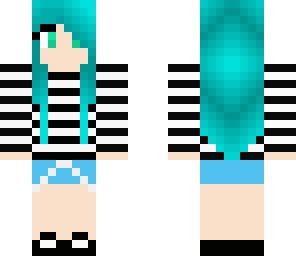 blue girl