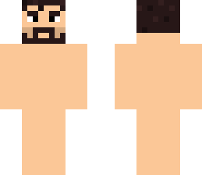 bearded man template