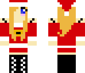 cute santa girl skin