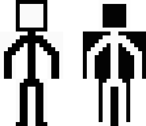 double black'n white stick man