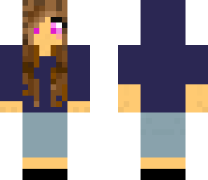 girl with hoodie with headphones