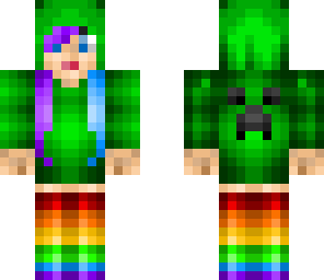 rainbow girl