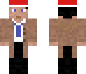 castiel in a santa hat