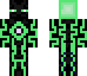 green electric enderman