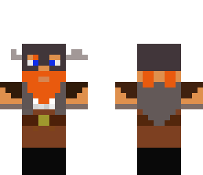 dwarf with helmet