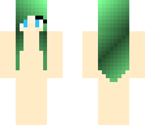 green hair girl  base