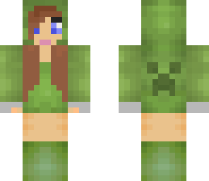 edit creeper girl skin
