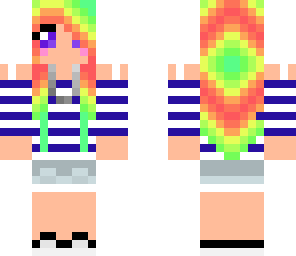 rainbow hair