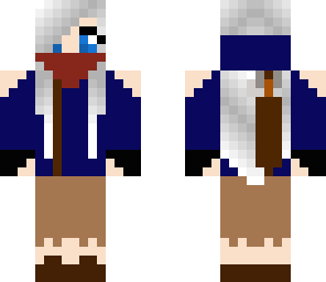 female white haired archer