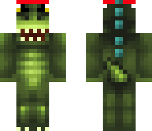 christmas crocodile