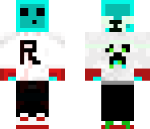 slime with fingerless gloves