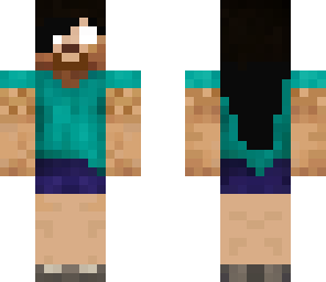 a girl herobrine
